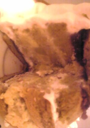 抹茶と小豆とさつま芋と餅と黒蜜のケーキ-レシピのメイン写真