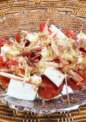 チーズじゃないよ！豆腐だよ〜トマトサラダ-レシピのメイン写真