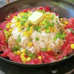 รูปของ キャンプ飯☆フライパンでペッパーランチ
