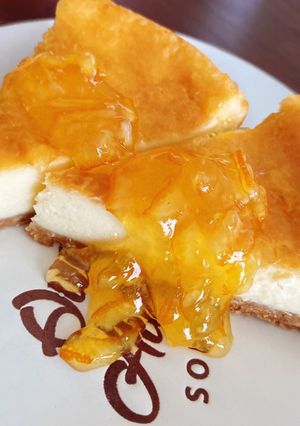ベイクドチーズケーキ （オレンジ風味）-レシピのメイン写真
