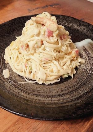 エビカクテルのカッペリーニ-レシピのメイン写真