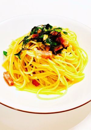 ルッコラとベーコンのオイルパスタ-レシピのメイン写真