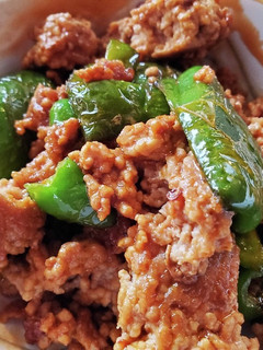 簡単!挽肉ゴロゴロ炒め-レシピのメイン写真