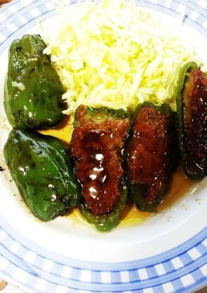 簡単ピーマンの肉詰め　料理上手と言われる-レシピのメイン写真