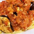 焼きナスのミートスパゲティ✨