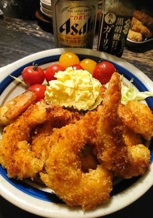 晩御飯の定番！エビフライとタルタルソース-レシピのメイン写真