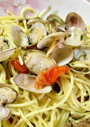 バジル香る　ボンゴレビアンコパスタ-レシピのメイン写真