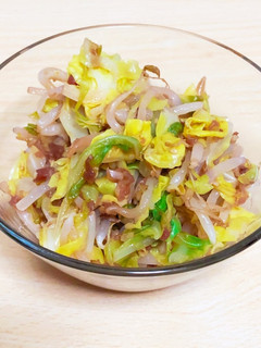 キャベツともやしのさっぱり梅サラダ-レシピのメイン写真