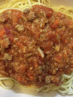 ツナのトマトソースパスタ-レシピのメイン写真