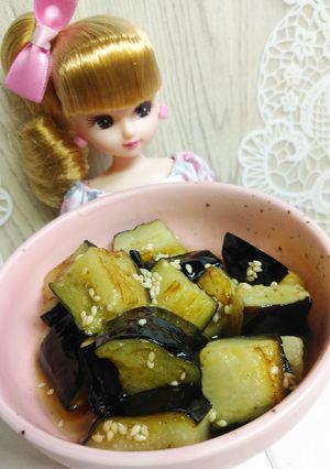 リカちゃん♡揚げナス中華風༺꧂-レシピのメイン写真