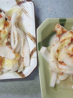 新玉葱と鮭のさっぱりグラタン-レシピのメイン写真