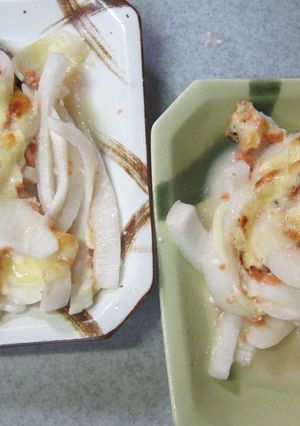 新玉葱と鮭のさっぱりグラタン-レシピのメイン写真
