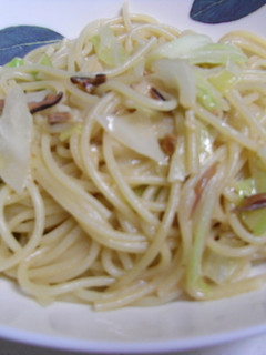 お手軽!簡単!イカの塩辛パスタ-レシピのメイン写真