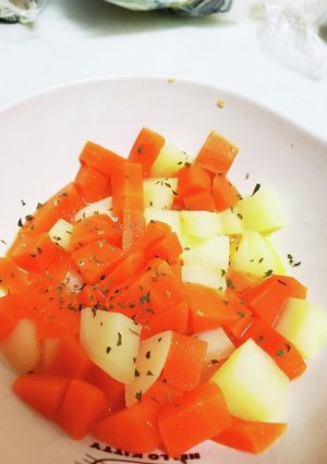 レンジで☆にんじんと新じゃがのグラッセ-レシピのメイン写真