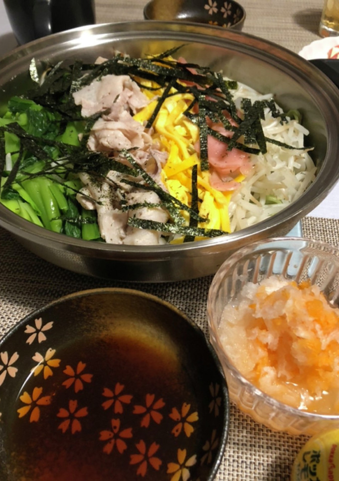 簡単　我が家の瓦そば-レシピのメイン写真