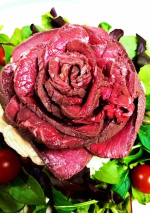 ローストビーフの薔薇ケーキ-レシピのメイン写真