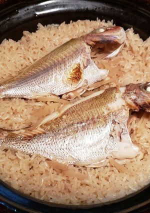 土鍋の鯛めし-レシピのメイン写真