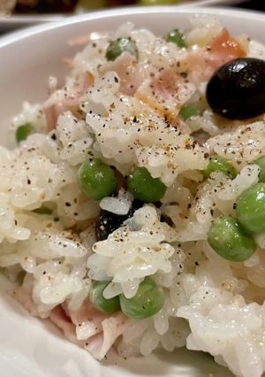 グリンピースの炊飯ピラフ-レシピのメイン写真