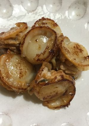 ☆卵焼き器で ホタテのバター醤油焼き-レシピのメイン写真