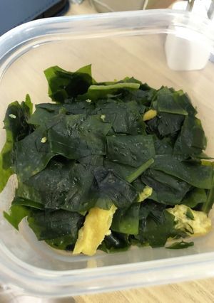ワカメの炒め物-レシピのメイン写真