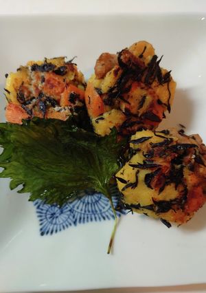 ひじきとじゃが芋のお焼き-レシピのメイン写真