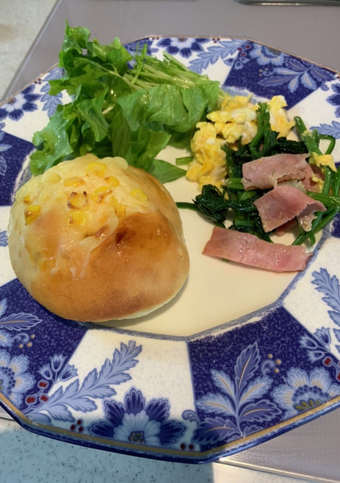 ほうれん草とベーコンの炒め物　簡単朝食-レシピのメイン写真