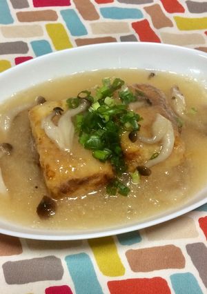 超簡単☆だし味きいてるみぞれ揚げ出し豆腐-レシピのメイン写真