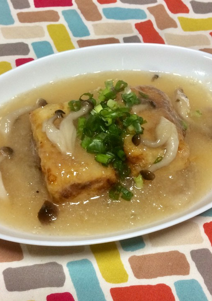 超簡単☆だし味きいてるみぞれ揚げ出し豆腐-レシピのメイン写真