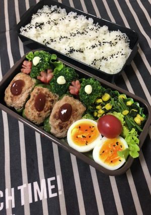 男子高校生弁当5/10ピーマン肉詰め弁当-レシピのメイン写真