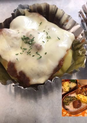 お弁当に！　超簡単ポテトチーズ焼き-レシピのメイン写真