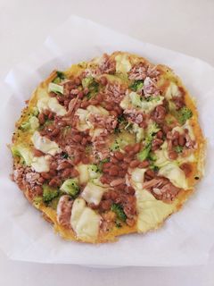 納豆とチーズのオープンオムレツ-レシピのメイン写真