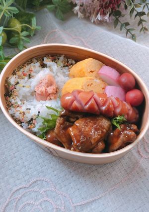 高校2年女子お弁当♥2021.05.10-レシピのメイン写真