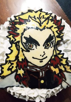 チョコレートアート煉獄さん-レシピのメイン写真