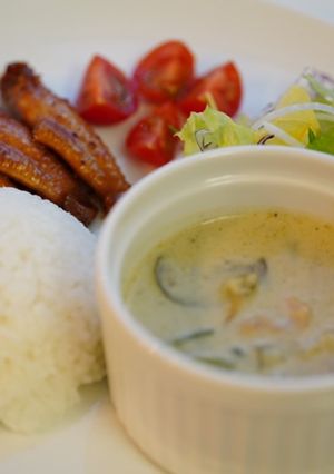 お家で作る簡単グリーンカレー-レシピのメイン写真