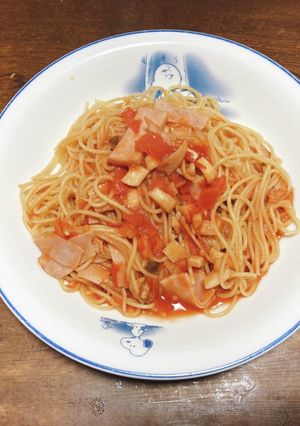 簡単！トマトパスタ-レシピのメイン写真