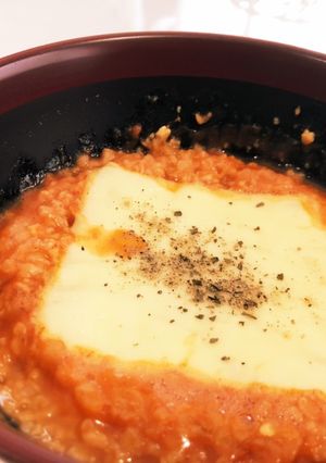 レンジで簡単♡オートミールキムチリゾット-レシピのメイン写真