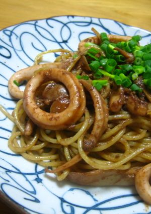 “いかわた”でパスタ☆-レシピのメイン写真
