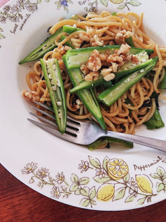 グリーン野菜と塩昆布パスタ-レシピのメイン写真