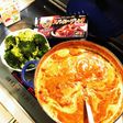 ブロッコリーのバターチキンカレー