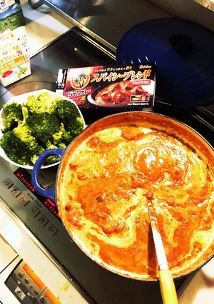 ブロッコリーのバターチキンカレー-レシピのメイン写真