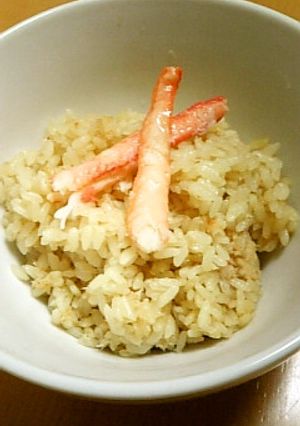 炊飯器におまかせ♪本格的なカニ飯♪-レシピのメイン写真