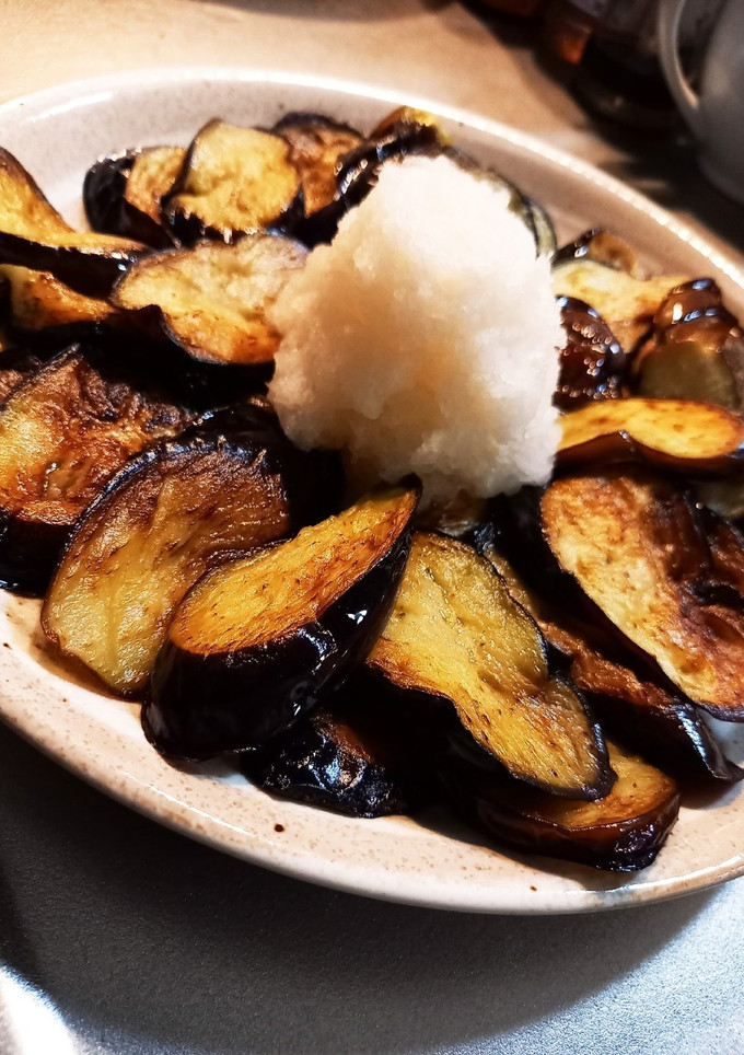 茄子の揚げ焼き　大根おろしと共に-レシピのメイン写真