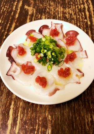 たこの梅パッチョ-レシピのメイン写真