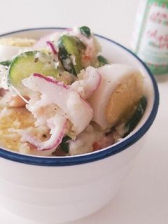 旬!新じゃがのバジル ポテトサラダ-レシピのメイン写真