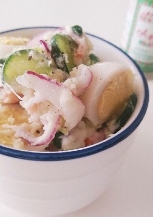 旬!新じゃがのバジル ポテトサラダ-レシピのメイン写真