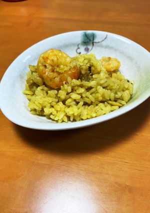 【簡単・炊飯器】シーフードカレーピラフ-レシピのメイン写真