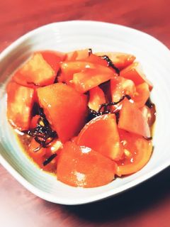 簡単◎トマトの塩昆布和え-レシピのメイン写真