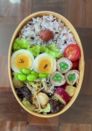 わっぱ弁当*春キャベツとほたてホイル焼き-レシピのメイン写真