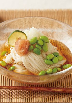 枝豆とたらこのそうめん-レシピのメイン写真