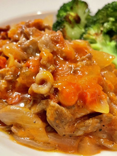 牛肉とブロッコリーのトマトクリーム煮-レシピのメイン写真